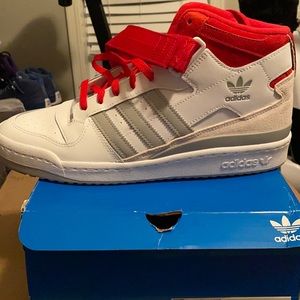 Adidas Forum Mid Red Sz 11.5 DS